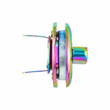 Ohio Travel Bag 20mm Rainbow, Oval Twist Turn Lock, Zinc Alloy, #P-4005-IR P-4005-IR