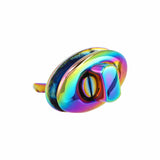 Ohio Travel Bag 20mm Rainbow, Oval Twist Turn Lock, Zinc Alloy, #P-4005-IR P-4005-IR
