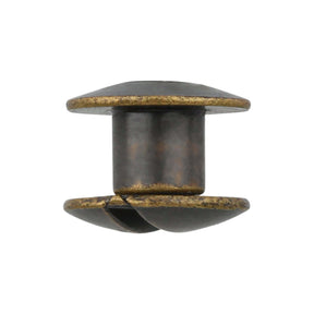 Ohio Travel Bag 3/16" Antique Brass, Chicago Screw, Solid Brass, #L-156-3-16-ANTB L-156-3-16-ANTB