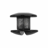 Ohio Travel Bag 3/16" Glossy Black, Open Hole Chicago Screw, Solid Brass, #L-156-3-16BLK L-156-3-16BLK
