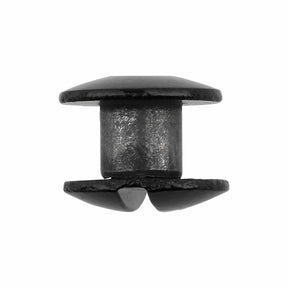 Ohio Travel Bag 3/16" Glossy Black, Open Hole Chicago Screw, Solid Brass, #L-156-3-16BLK L-156-3-16BLK