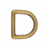 Ohio Travel Bag 3/4" Antique Brass, Cast D-Ring, Solid Brass, #P-1337-ANTB P-1337-ANTB