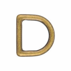 Ohio Travel Bag 3/4" Antique Brass, Cast D-Ring, Solid Brass, #P-1337-ANTB P-1337-ANTB