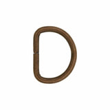 Ohio Travel Bag 3/4" Antique Brass, Split D-Ring, Steel, #D-105-ANTB D-105-ANTB