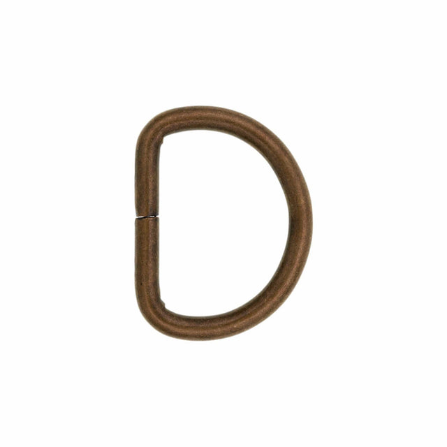 Ohio Travel Bag 3/4" Antique Brass, Split D-Ring, Steel, #D-105-ANTB D-105-ANTB