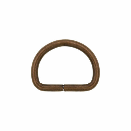 Ohio Travel Bag 3/4" Antique Brass, Split D-Ring, Steel, #D-105-ANTB D-105-ANTB