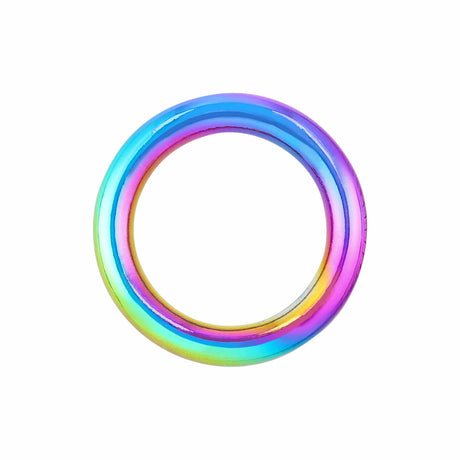 Ohio Travel Bag 3/4" Iridescent Rainbow, Welded  O-Ring, Zinc Alloy, #D-422-18-IR D-422-18-IR