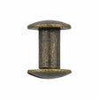 Ohio Travel Bag 3/8" Antique Brass, Chicago Screw, Solid Brass, #L-156-3-8-ANTB L-156-3-8-ANTB
