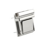 Ohio Travel Bag 30mm Shiny Nickel, Tuck Catch, Zinc Alloy, #L-363-NP L-363-NP