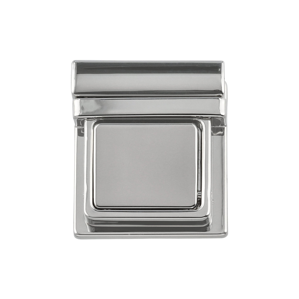 Ohio Travel Bag 30mm Shiny Nickel, Tuck Catch, Zinc Alloy, #L-363-NP L-363-NP