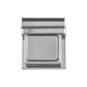 Ohio Travel Bag 30mm Shiny Nickel, Tuck Catch, Zinc Alloy, #L-363-NP L-363-NP