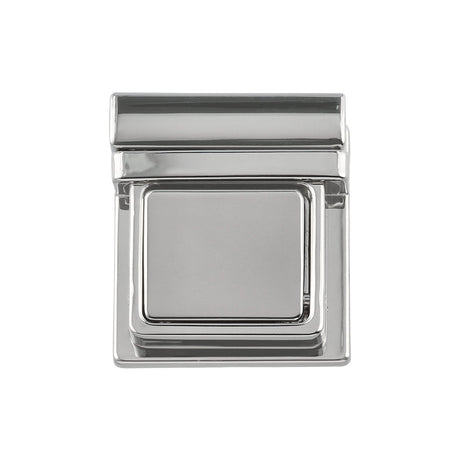Ohio Travel Bag 30mm Shiny Nickel, Tuck Catch, Zinc Alloy, #L-363-NP L-363-NP