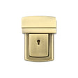 Ohio Travel Bag 35mm Brushed Brass, Tuck Catch with Lock, Zinc Alloy, #L-361-ANTB L-361-ANTB