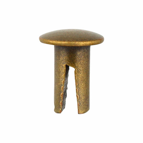 Ohio Travel Bag 4/16" Antique Brass, Split Rivet, Steel- 24 pk, #100-4-16-ANTB 100-4-16-ANTB