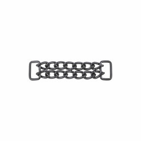 Ohio Travel Bag 4" Black, Double Chain, Steel, #C-1576-BLK C-1576-BLK