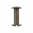 Ohio Travel Bag 5/8" Antique Brass, Chicago Screw, Solid Brass, #L-156-5-8-ANTB L-156-5-8-ANTB