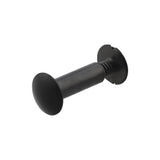 Ohio Travel Bag 5/8" Black, Chicago Screw, Solid Brass, #L-156-5-8-BLK L-156-5-8-BLK