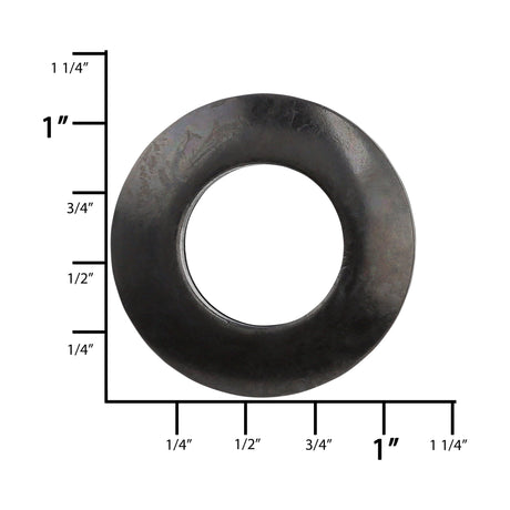 Ohio Travel Bag 5/8" Black, Screw Together Eyelet, Solid Brass, #P-1388-BLK P-1388-BLK