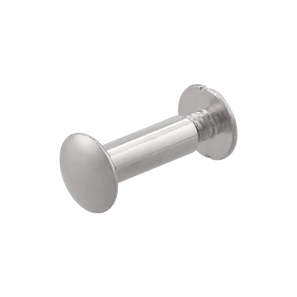 Ohio Travel Bag 5/8" Nickel, Chicago Screw, Solid Brass, #L-156-5-8-SBN L-156-5-8-SBN
