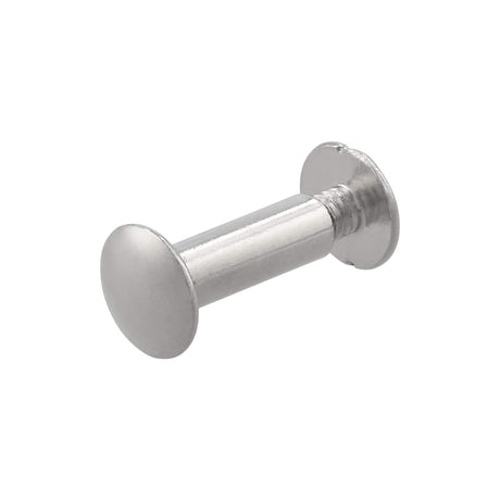 Ohio Travel Bag 5/8" Nickel, Chicago Screw, Solid Brass, #L-156-5-8-SBN L-156-5-8-SBN