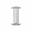 Ohio Travel Bag 5/8" Nickel, Chicago Screw, Solid Brass, #L-156-5-8-SBN L-156-5-8-SBN