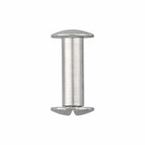 Ohio Travel Bag 5/8" Nickel, Chicago Screw, Solid Brass, #L-156-5-8-SBN L-156-5-8-SBN
