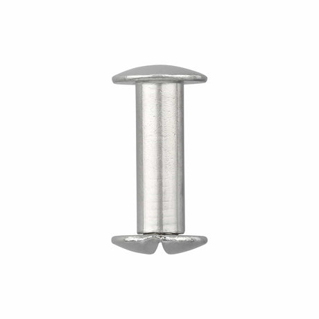 Ohio Travel Bag 5/8" Nickel, Chicago Screw, Solid Brass, #L-156-5-8-SBN L-156-5-8-SBN