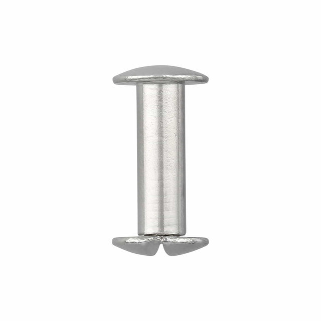 Ohio Travel Bag 5/8" Nickel, Chicago Screw, Solid Brass, #L-156-5-8-SBN L-156-5-8-SBN