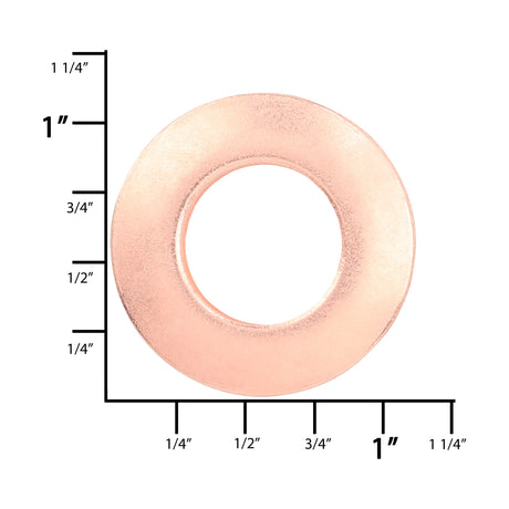 Ohio Travel Bag 5/8" Rustic Rose Gold, Screw Together Eyelet, Solid Brass, #P-1388-RGLD P-1388-RGLD