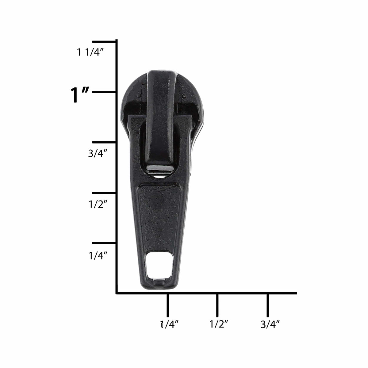 Ohio Travel Bag #5 Black, Dunlap Autolock Slider, Zinc Alloy, #DC5-3-BLK DC5-3-BLK