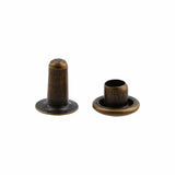 Ohio Travel Bag 6.5mm Antique Brass, Single Cap Jiffy Rivets, Solid Brass-100ct, #NB206S-ANTB NB206S-ANTB