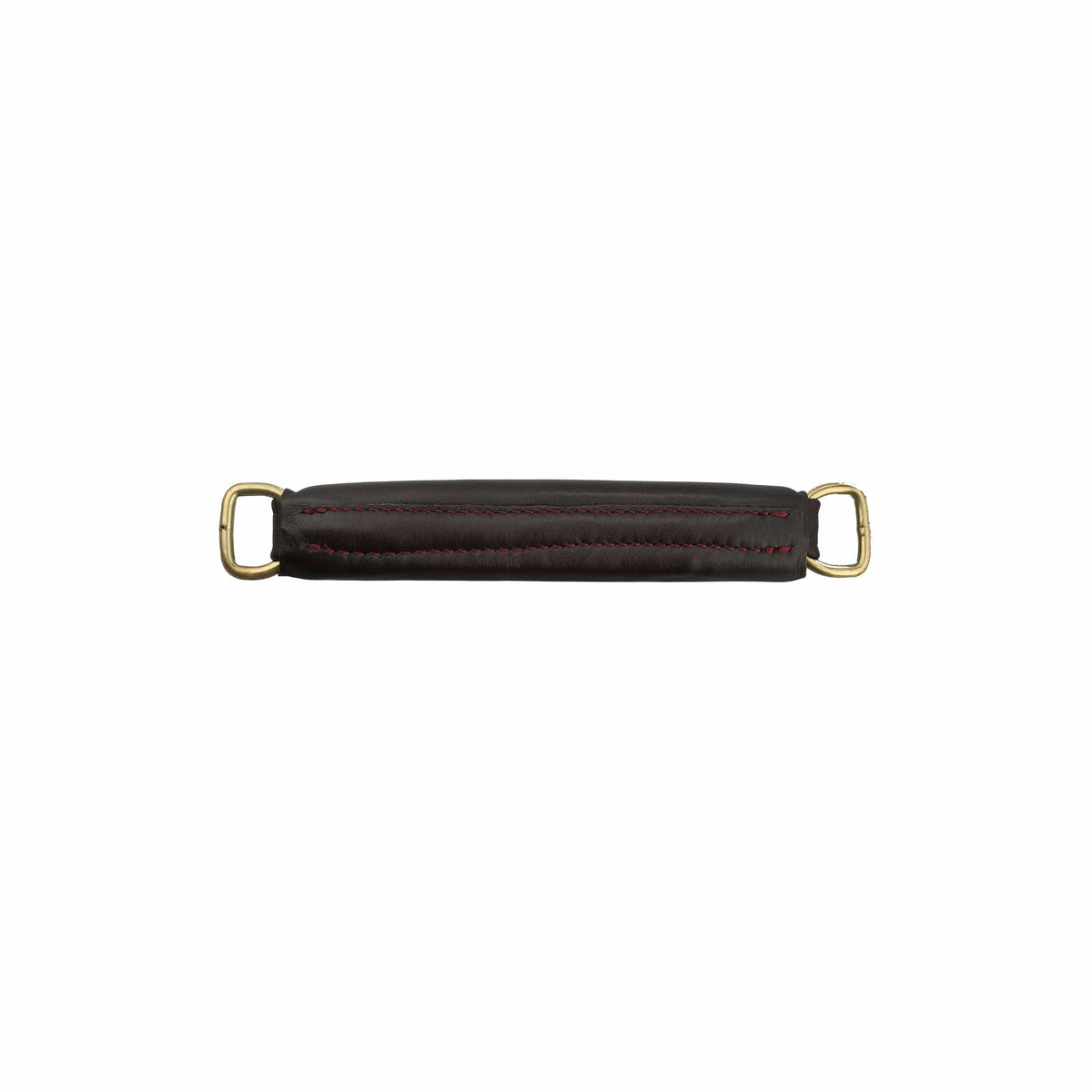 Ohio Travel Bag 6" Brown, Handle with Brass Hardware, Leather, #L-1802-BRO L-1802-BRO