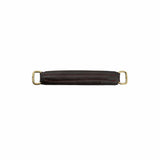 Ohio Travel Bag 6" Brown, Handle with Brass Hardware, Leather, #L-1802-BRO L-1802-BRO