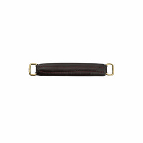 Ohio Travel Bag 6" Brown, Handle with Brass Hardware, Leather, #L-1802-BRO L-1802-BRO