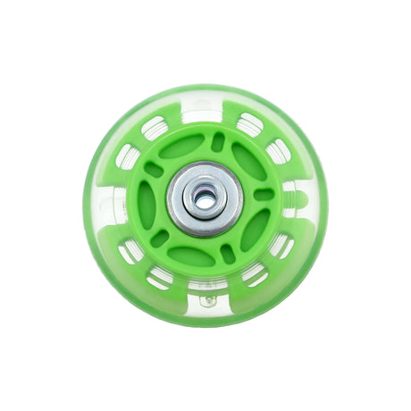 Ohio Travel Bag 68mm Green, In-line skate wheel with LED Lights, PolyUrethane, #L-3890-GRN L-3890-GRN