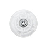 Ohio Travel Bag 68mm White, In-line skate wheel with LED Lights, PolyUrethane, #L-3890-WHT L-3890-WHT