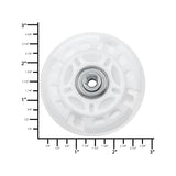 Ohio Travel Bag 68mm White, In-line skate wheel with LED Lights, PolyUrethane, #L-3890-WHT L-3890-WHT