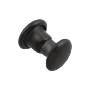 Ohio Travel Bag 6mm Black, Double Cap Jiffy Rivet, Steel, #A-340-BLK A-340-BLK