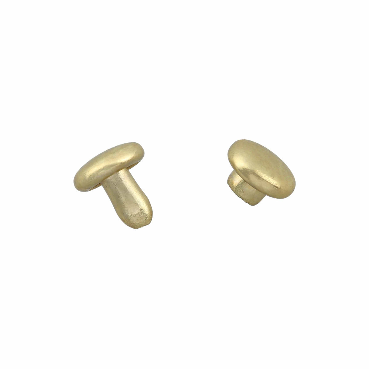 Ohio Travel Bag 6mm Brass Plate, Double Cap Jiffy Rivet, Steel, #A-337-BP A-337-BP