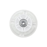 Ohio Travel Bag 76mm White, In-line skate wheel with LED Lights, PolyUrethane, #L-3891-WHT L-3891-WHT