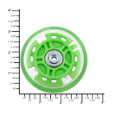 Ohio Travel Bag 80mm Green, In-line skate wheel with LED Lights, PolyUrethane, #L-3892-GRN L-3892-GRN