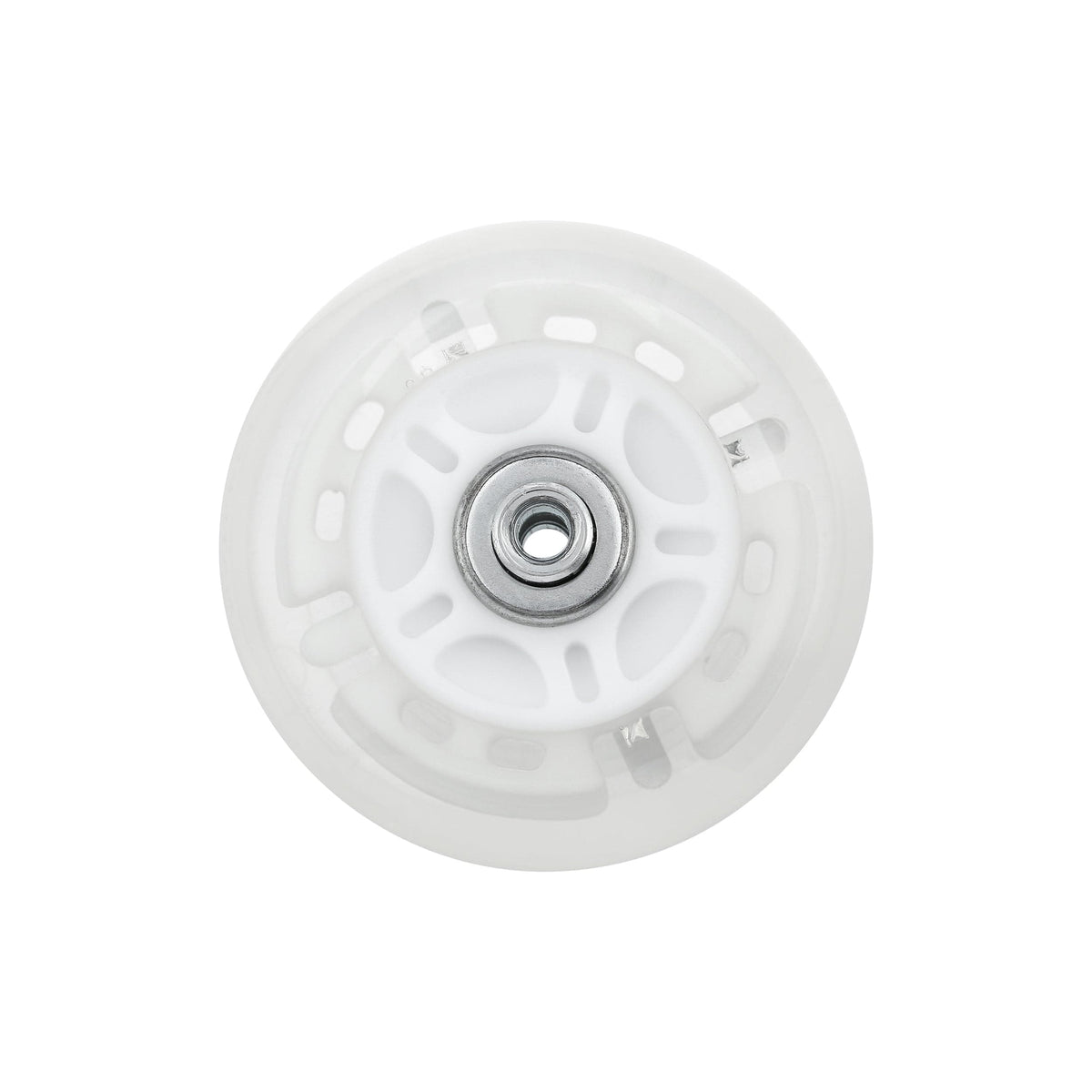 Ohio Travel Bag 80mm White, In-line skate wheel with LED Lights, PolyUrethane, #L-3892-WHT L-3892-WHT