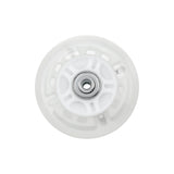 Ohio Travel Bag 80mm White, In-line skate wheel with LED Lights, PolyUrethane, #L-3892-WHT L-3892-WHT