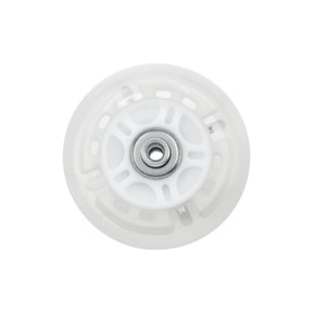 Ohio Travel Bag 80mm White, In-line skate wheel with LED Lights, PolyUrethane, #L-3892-WHT L-3892-WHT