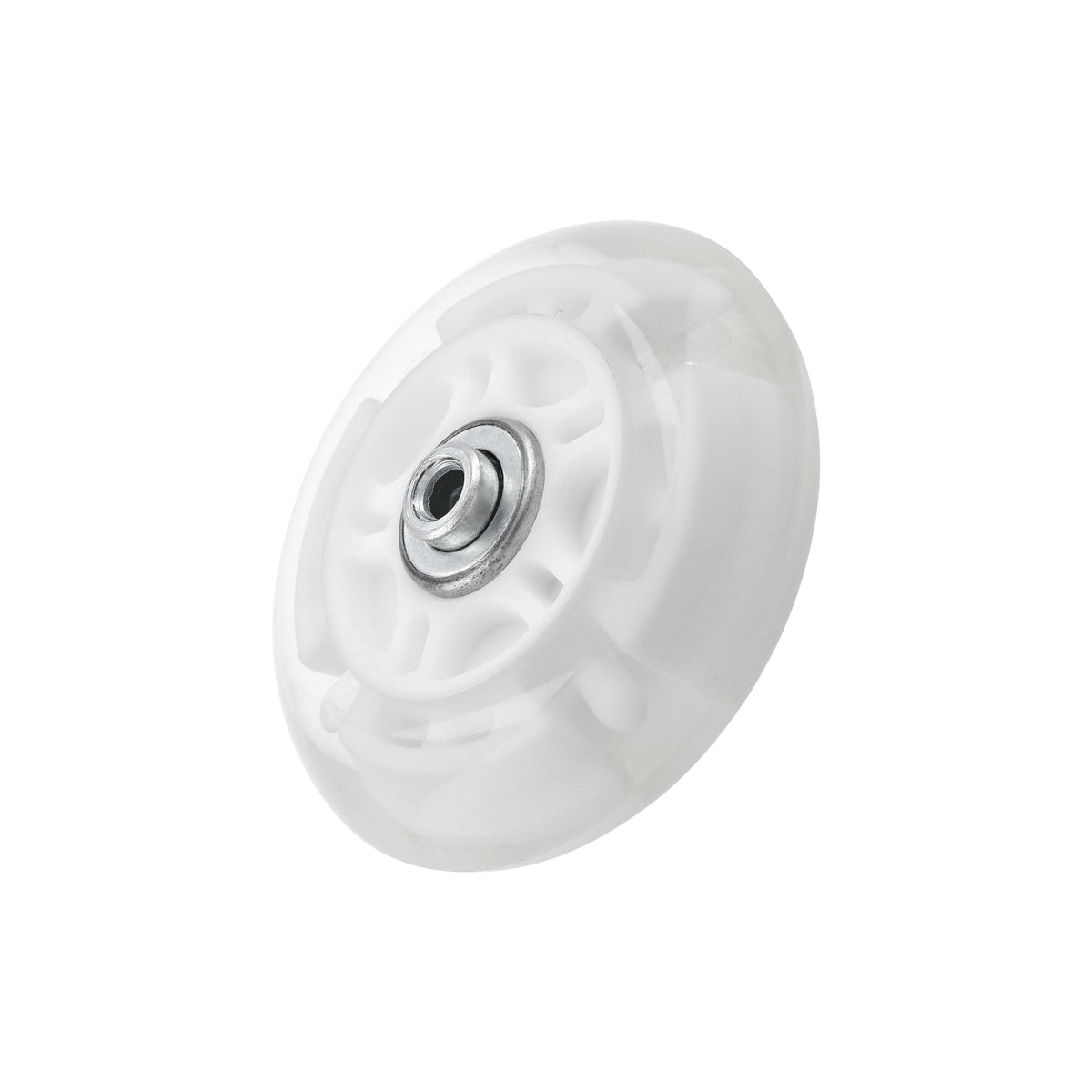 Ohio Travel Bag 80mm White, In-line skate wheel with LED Lights, PolyUrethane, #L-3892-WHT L-3892-WHT