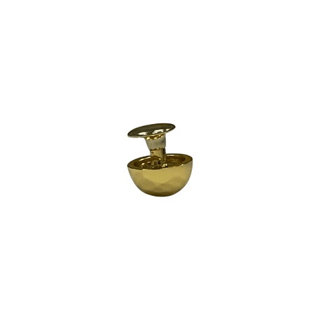 Ohio Travel Bag Adornments 12.7mm Gold, Stud With Cap, Steel, #P-2820-GOLD P-2820-GOLD
