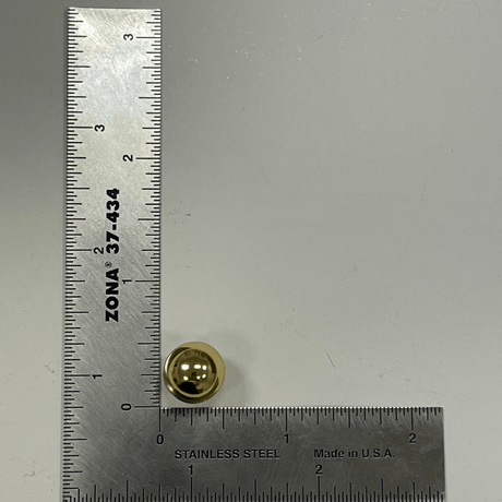 Ohio Travel Bag Adornments 12.7mm Gold, Stud With Cap, Steel, #P-2820-GOLD P-2820-GOLD