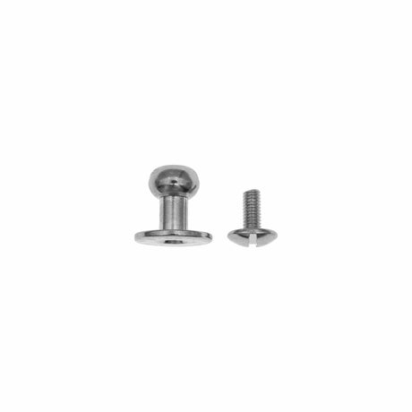 Ohio Travel Bag Adornments 12mm nickel, stud, solid brass, #P-2391-SBN P-2391-SBN