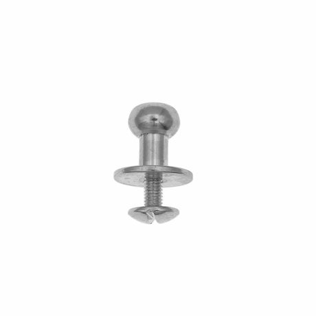 Ohio Travel Bag Adornments 12mm nickel, stud, solid brass, #P-2391-SBN P-2391-SBN