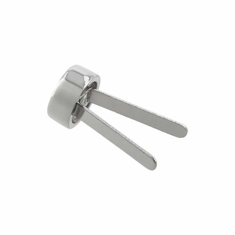 Ohio Travel Bag Adornments 12mm Shiny Nickel, Stud, Zinc Alloy - 5pk, #P-2779-NIC P-2779-NIC